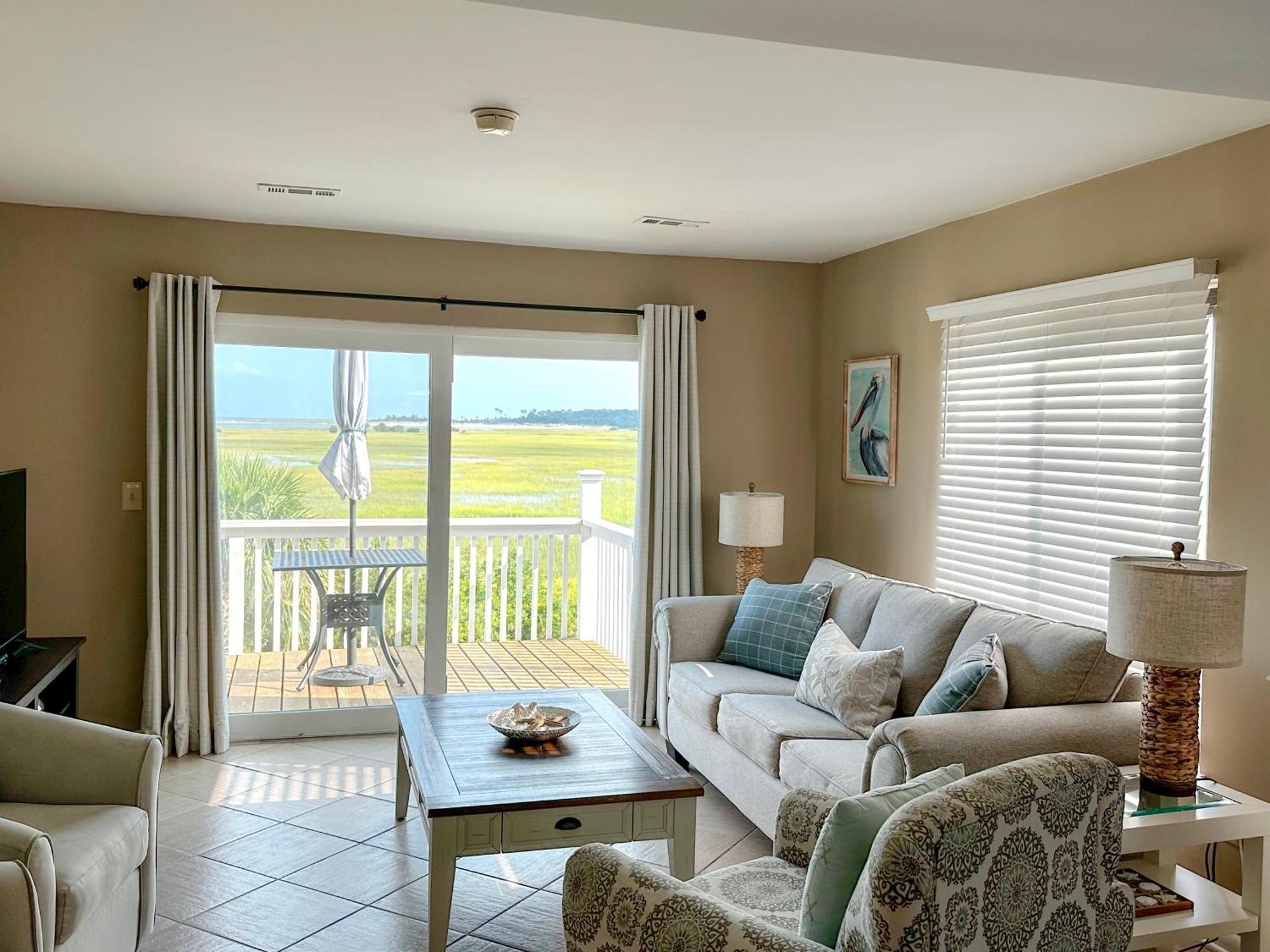 Panoramic Marsh And Ocean Views. Steps To Beach And Pool. Villa Harbor Island Exterior photo